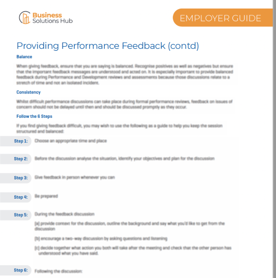 Managing - Providing Feedback